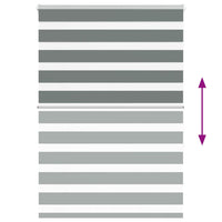 Tenda a Rullo Zebra Larghezza Tessuto 90,9 cm Poliestere 4014130