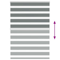 Tenda a Rullo Zebra Larghezza Tessuto 105,9 cm Poliestere 4014133