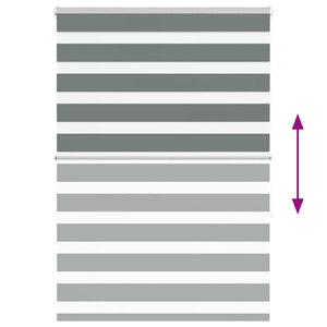 Tenda a Rullo Zebra Larghezza Tessuto 105,9 cm Poliestere 4014133