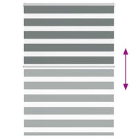 Tenda a Rullo Zebra Larghezza Tessuto 125,9 cm Poliestere 4014137