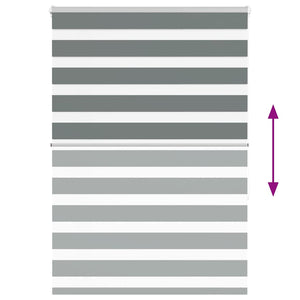 Tenda a Rullo Zebra Larghezza Tessuto 125,9 cm Poliestere 4014137