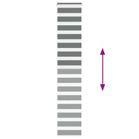 Tenda a Rullo Zebra Larghezza Tessuto 45,9 cm Poliestere 4014147