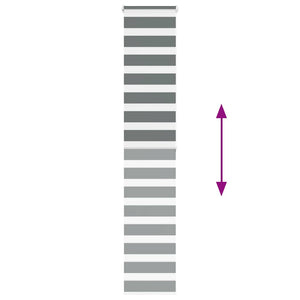 Tenda a Rullo Zebra Larghezza Tessuto 45,9 cm Poliestere 4014147