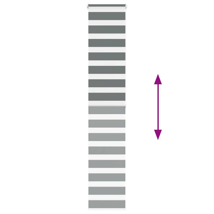 Tenda a Rullo Zebra Larghezza Tessuto 45,9 cm Poliestere 4014147