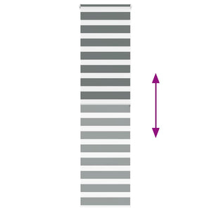 Tenda a Rullo Zebra Larghezza Tessuto 65,9 cm Poliestere 4014151