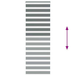 Tenda a Rullo Zebra Larghezza Tessuto 75,9 cm Poliestere 4014153