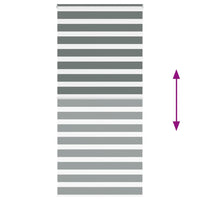 Tenda a Rullo Zebra Larghezza Tessuto 95,9 cm Poliestere 4014157