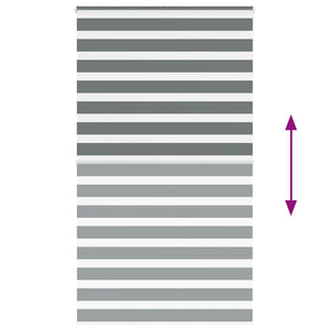 Tenda a Rullo Zebra Larghezza Tessuto 115,9 cm Poliestere