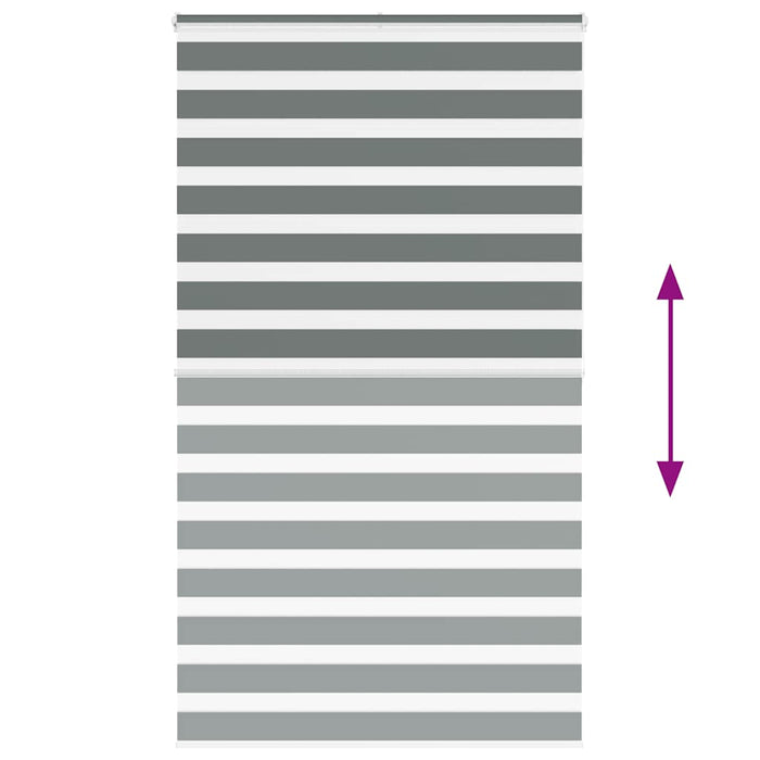 Tenda a Rullo Zebra Larghezza Tessuto 115,9 cm Poliestere