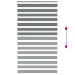 Tenda a Rullo Zebra Larghezza Tessuto 125,9 cm Poliestere 4014163