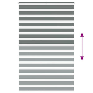 Tenda a Rullo Zebra Larghezza Tessuto 135,9 cm Poliestere 4014165