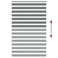 Tenda a Rullo Zebra Larghezza Tessuto 140,9 cm Poliestere 4014166