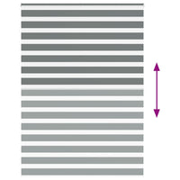 Tenda a Rullo Zebra Larghezza Tessuto 160,9 cm Poliestere 4014170