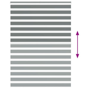 Tenda a Rullo Zebra Larghezza Tessuto 160,9 cm Poliestere 4014170