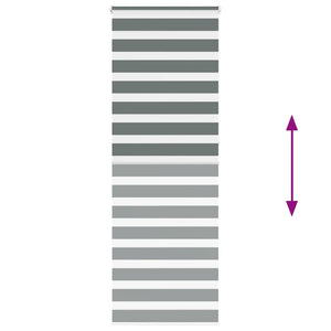 Tenda a Rullo Zebra Larghezza Tessuto 75,9 cm Poliestere 4014179