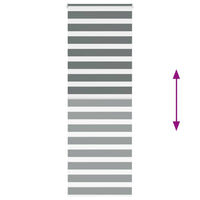 Tenda a Rullo Zebra Larghezza Tessuto 80,9 cm Poliestere 4014180