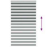 Tenda a Rullo Zebra Larghezza Tessuto 125,9 cm Poliestere