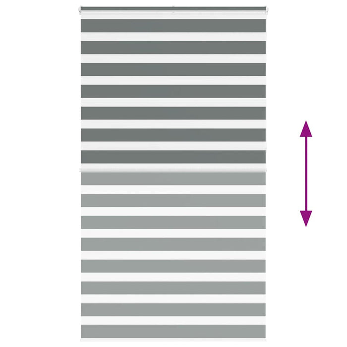 Tenda a Rullo Zebra Larghezza Tessuto 125,9 cm Poliestere