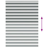 Tenda a Rullo Zebra Larghezza Tessuto 150,9 cm Poliestere 4014194