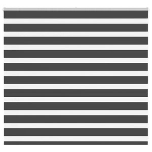 Tenda a Rullo Zebra Nero Larghezza Tessuto 150,9 cm Poliestere 4014220