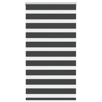 Tenda a Rullo Zebra Nero Larghezza Tessuto 75,9 cm Poliestere