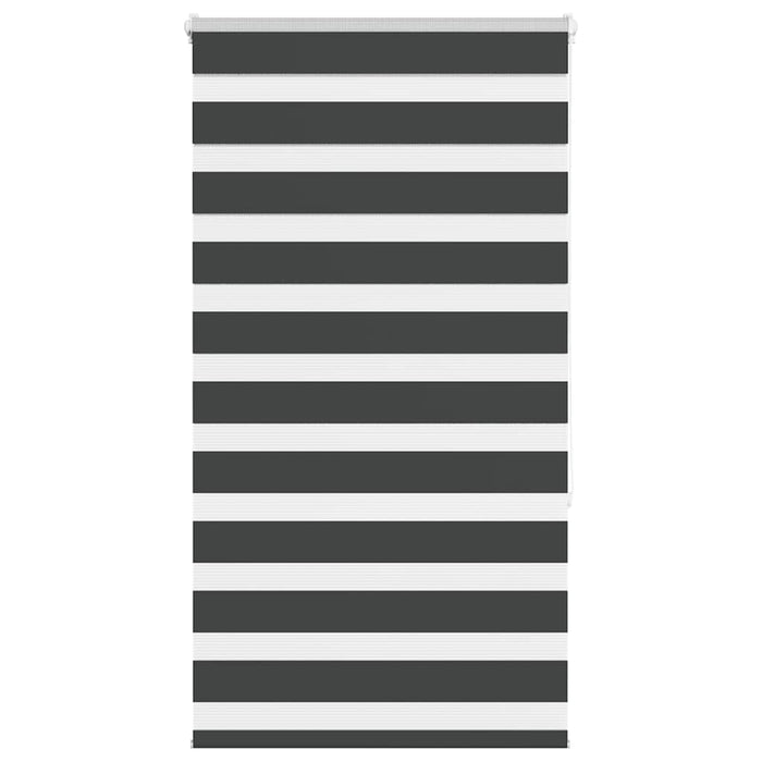 Tenda a Rullo Zebra Nero Larghezza Tessuto 75,9 cm Poliestere