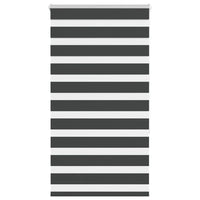 Tenda a Rullo Zebra Nero Larghezza Tessuto 85,9 cm Poliestere