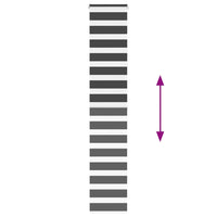 Tenda a Rullo Zebra Nero Larghezza Tessuto 45,9 cm Poliestere