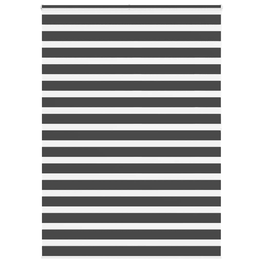 Tenda a Rullo Zebra Nero Larghezza Tessuto 150,9 cm Poliestere