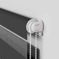 vidaXL Tenda a Rullo Zebra Nero Larghezza Tessuto 70,9 cm Poliestere