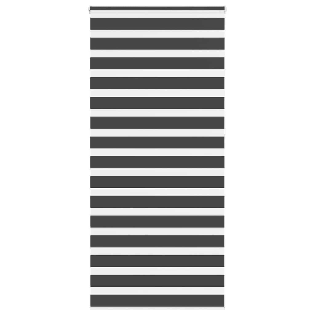 Tenda a Rullo Zebra Nero Larghezza Tessuto 90,9 cm Poliestere
