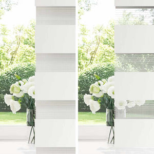 Tenda a Rullo Zebra Nero Larghezza Tessuto 135,9 cm Poliestere 4014295