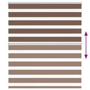 Tenda a Rullo Zebra Larghezza Tessuto 120,9 cm Poliestere 4014318