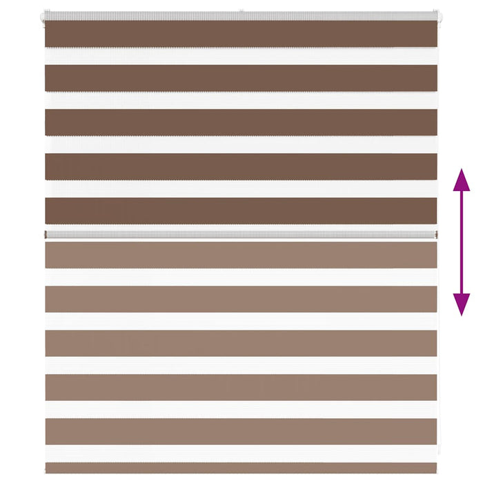 Tenda a Rullo Zebra Larghezza Tessuto 120,9 cm Poliestere 4014318