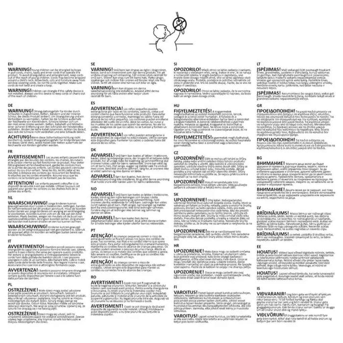 Tenda a Rullo Zebra Larghezza Tessuto 35,9 cm Poliestere 4014327