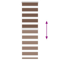 Tenda a Rullo Zebra Larghezza Tessuto 45,9 cm Poliestere 4014329