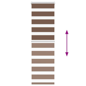 Tenda a Rullo Zebra Larghezza Tessuto 45,9 cm Poliestere 4014329