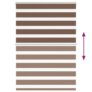 Tenda a Rullo Zebra Larghezza Tessuto 100,9 cm Poliestere