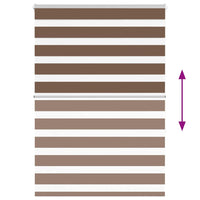 Tenda a Rullo Zebra Larghezza Tessuto 105,9 cm Poliestere 4014341