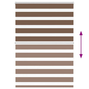 Tenda a Rullo Zebra Larghezza Tessuto 105,9 cm Poliestere 4014341