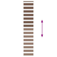 Tenda a Rullo Zebra Larghezza Tessuto 35,9 cm Poliestere 4014353