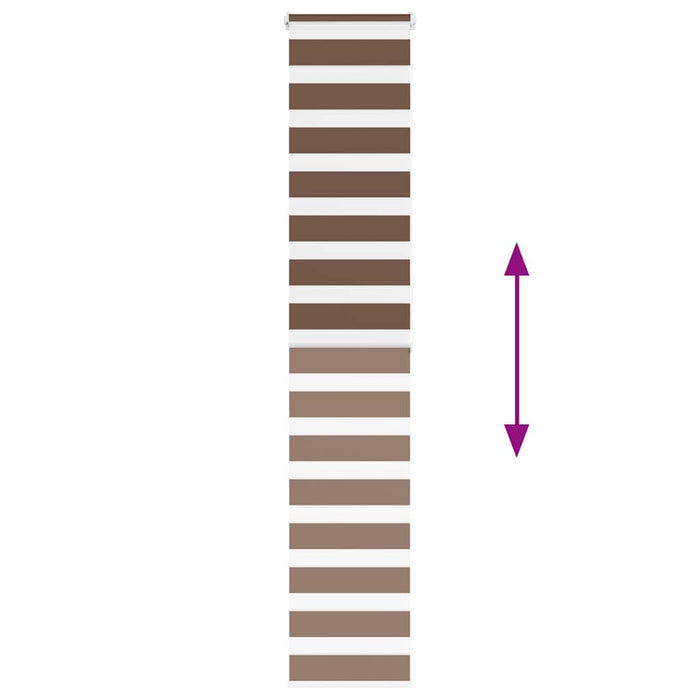 Tenda a Rullo Zebra Larghezza Tessuto 45,9 cm Poliestere 4014355