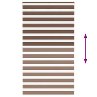 Tenda a Rullo Zebra Larghezza Tessuto 125,9 cm Poliestere 4014371