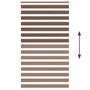 Tenda a Rullo Zebra Larghezza Tessuto 125,9 cm Poliestere 4014371