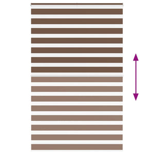 Tenda a Rullo Zebra Larghezza Tessuto 135,9 cm Poliestere 4014373