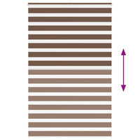 Tenda a Rullo Zebra Larghezza Tessuto 140,9 cm Poliestere 4014374