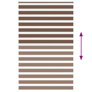 Tenda a Rullo Zebra Larghezza Tessuto 140,9 cm Poliestere 4014374