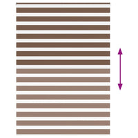 Tenda a Rullo Zebra Larghezza Tessuto 150,9 cm Poliestere 4014376