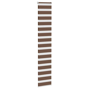 vidaXL Tenda a Rullo Zebra Larghezza Tessuto 35,9 cm Poliestere