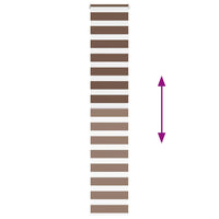 Tenda a Rullo Zebra Larghezza Tessuto 35,9 cm Poliestere 4014379